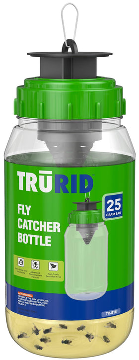 TRURID trap hung in sunny spot to maximize attraction.