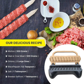 Trustella Kebab Maker with pro-style kebab formation for restaurant-worthy presentation.