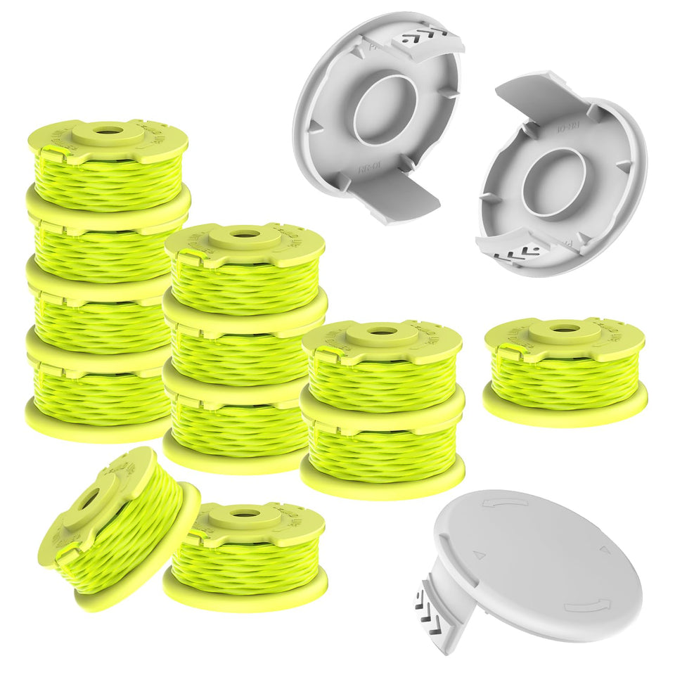 Trustliontek AC80RL3 replacement spools with 11 ft line for smooth cutting.