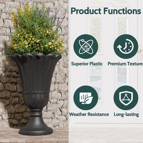 Trygoal petal-design aesthetic adds elegant decoration to outdoor spaces.