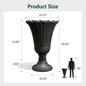 Trygoal two-piece base design highlights stable height and simple disassembly.