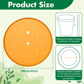 Tryitsbest lightweight planter insert reduces bulk and simplifies pot filling