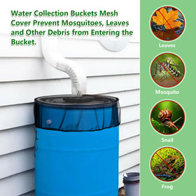 Tryly outdoor rain barrel protection in garden or yard