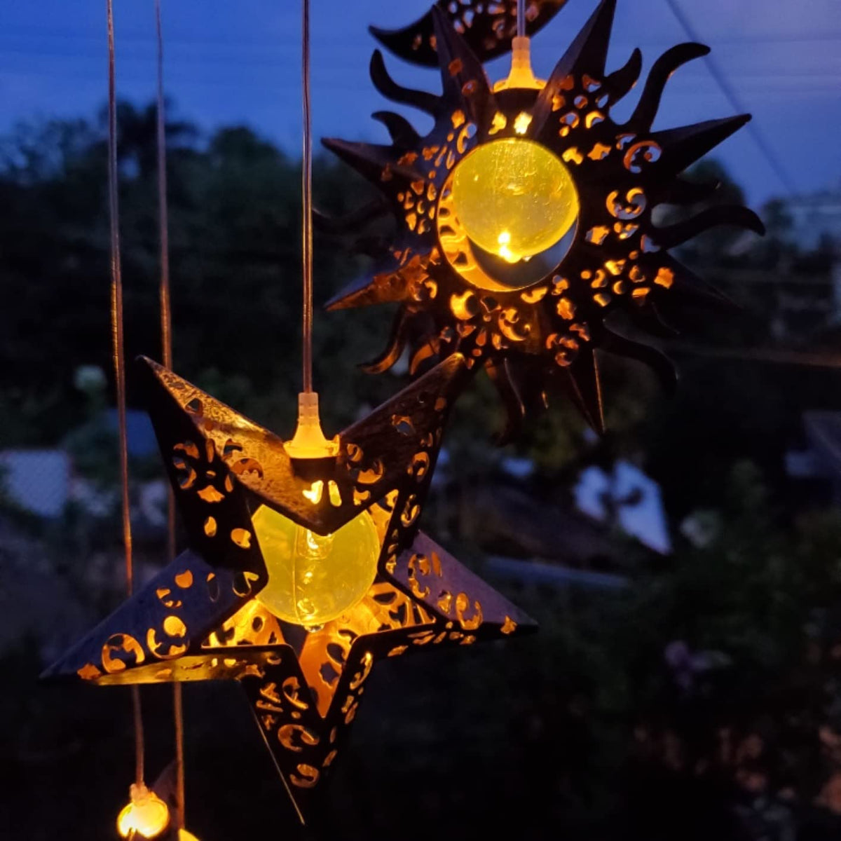 Tryme Wind Chimes as garden decor enhances outdoor spaces.