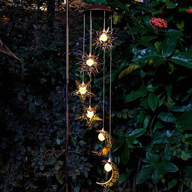 Tryme Wind Chimes are waterproof for year-round outdoor use.