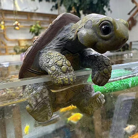 TSCVPJL Fairy garden tortoise decor designed for outdoor use.