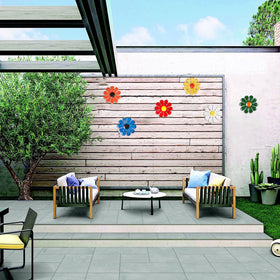 Tsilin easy-hang metal flower offers quick decoration changes