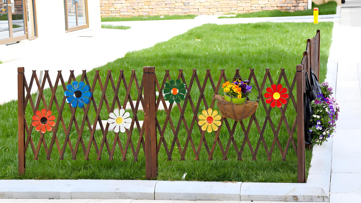 Tsilin weatherproof metal flowers stay vivid outdoors for seasons of charm