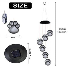 TSIPEKLO patio decoration with paw-print motif for outdoor spaces.