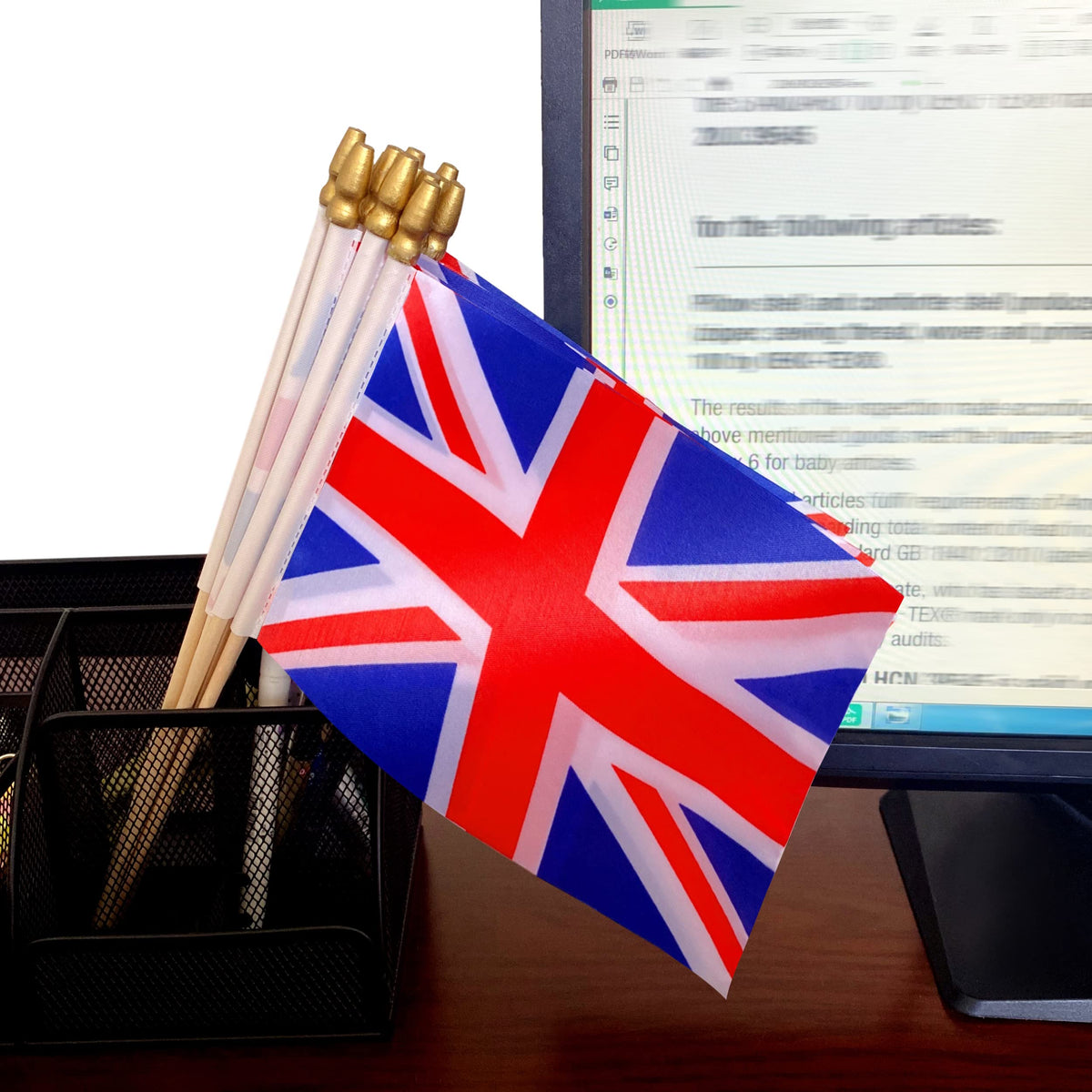 TSMD durable polyester flag maintains color after washing.