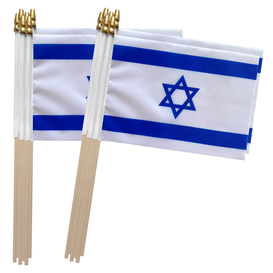 TSMD Israel flag 5x8 inch front view for events