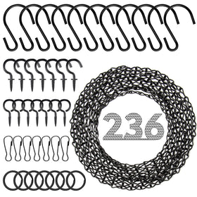 Tsocent metal hanging chain 236-inch full set ideal for versatile plant suspensions and decor.