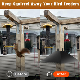 TSSOIYLR weatherproof baffle protects posts through seasons.