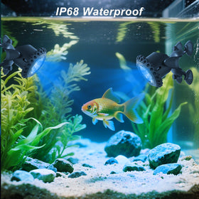 T-SUN IP68 waterproof submersible design withstands dust and splashes.