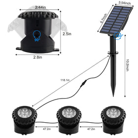 T-SUN ground installation option as landscape lighting along a path