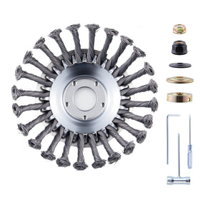 TSzmyt 6-inch wheel head trimming tight cracks and edges with tough steel wire
