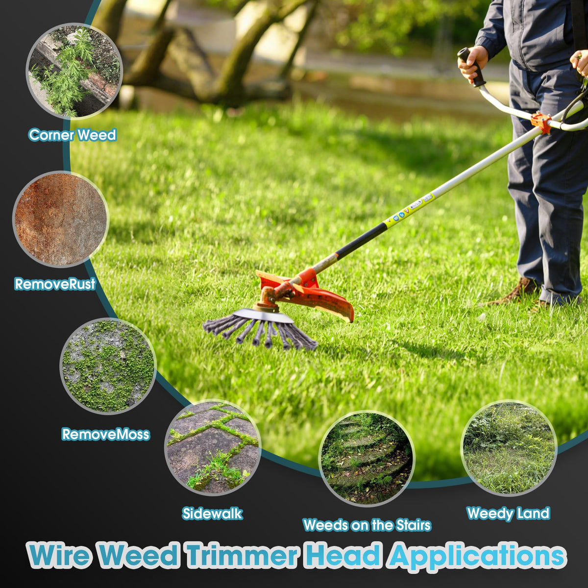 TSzmyt universal adapter kit compatibility ensures easy setup on many gas trimmers.