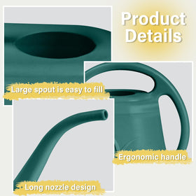 TTAOE GN ergonomic handle improves comfort during routine watering.