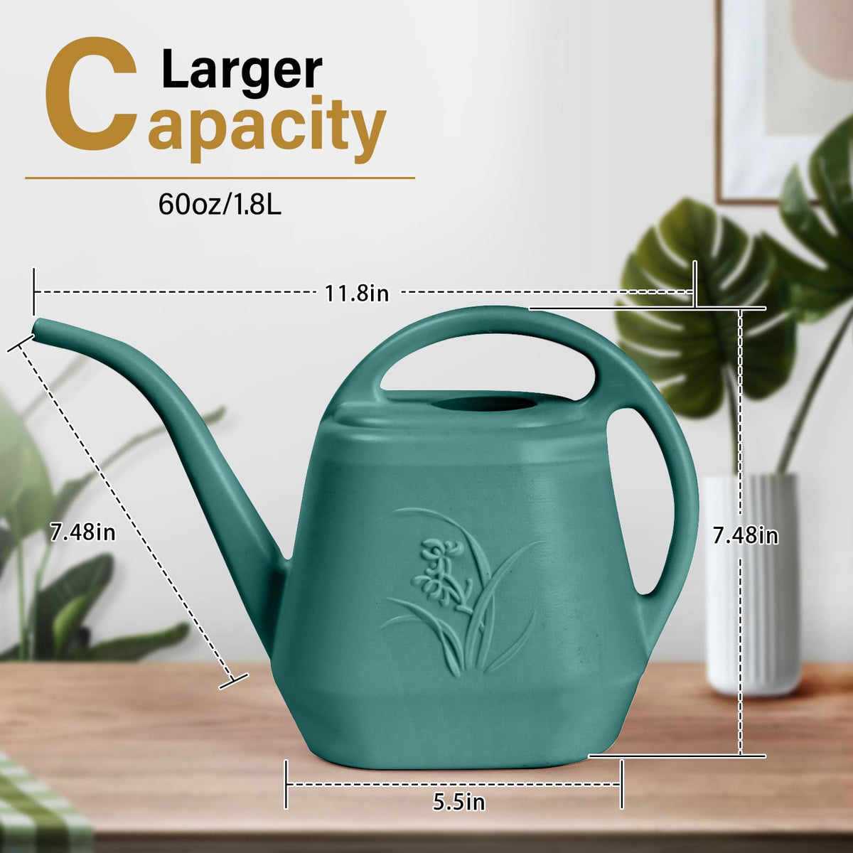 TTAOE GN long-stem spout enables precise water flow for seedlings.