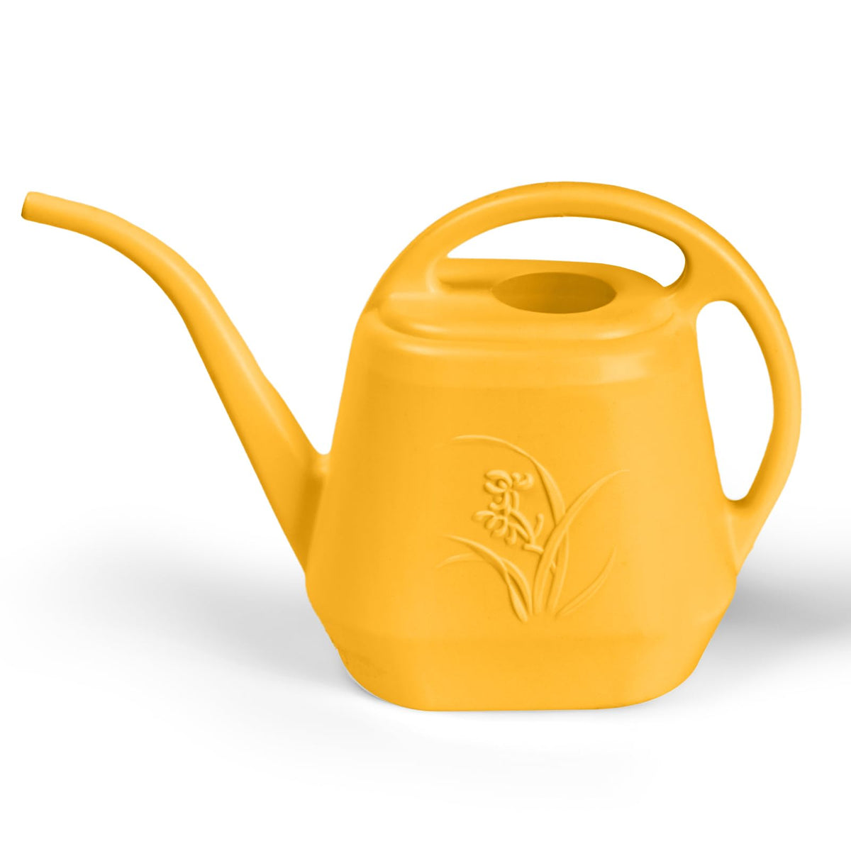 TTAOE GN orange watering can with half-gallon capacity for indoor plants.