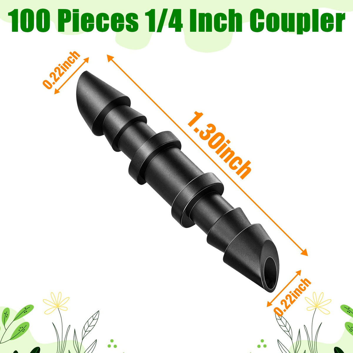 TTioDri drip tubing connector demonstrates quick, tool-free assembly