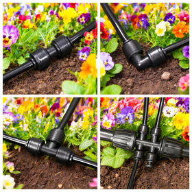 TTioDri elbow fitting guiding corners while preserving flow