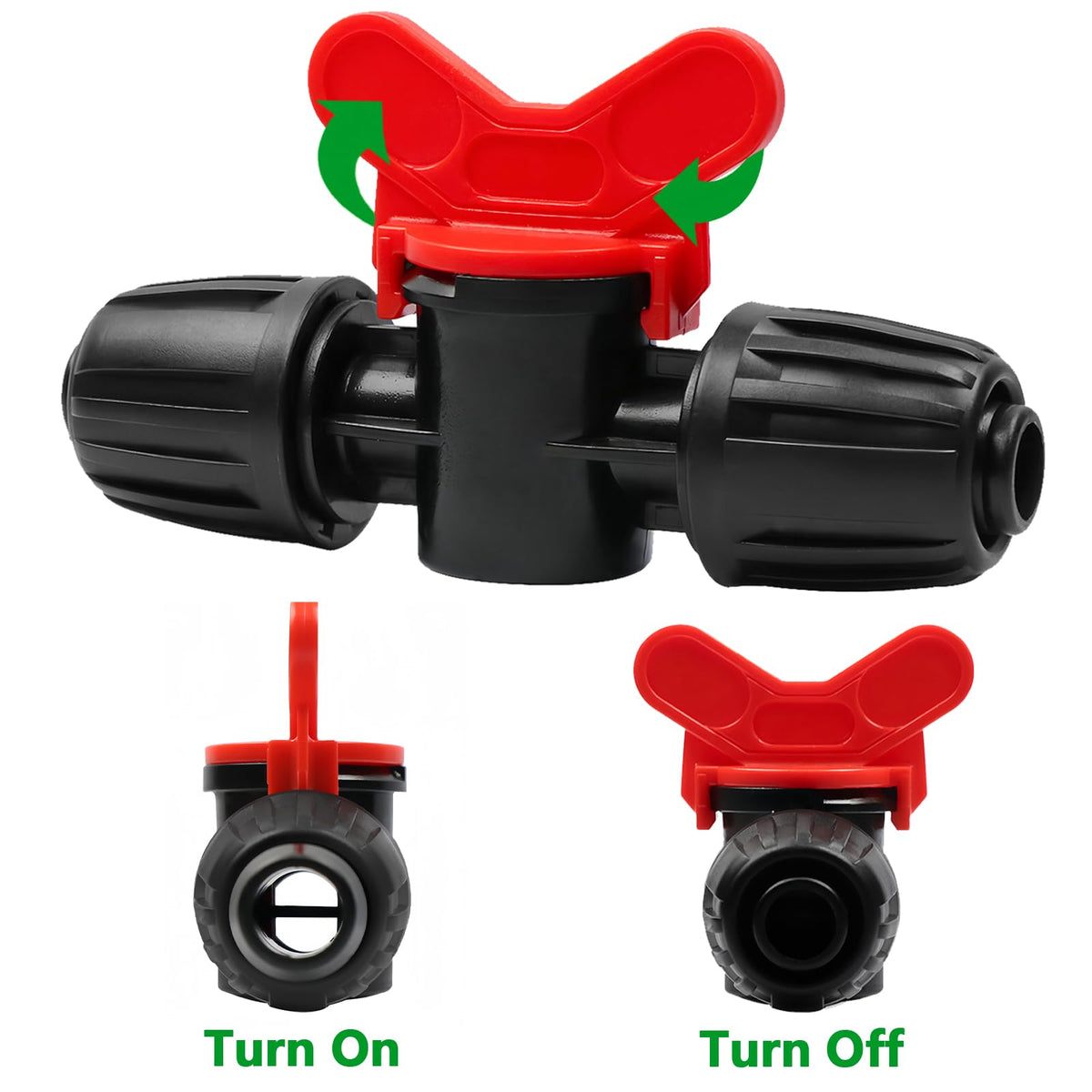 TTioDri garden irrigation fittings for patios, flower beds, and more.