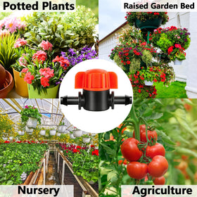 TTioDri outdoor garden installation showing water flow control