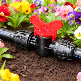 TTioDri outdoor irrigation components suitable for gardens and greenhouses.