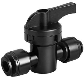 TTioDri quarter-inch push-to-fit shut-off valves for quick irrigation control