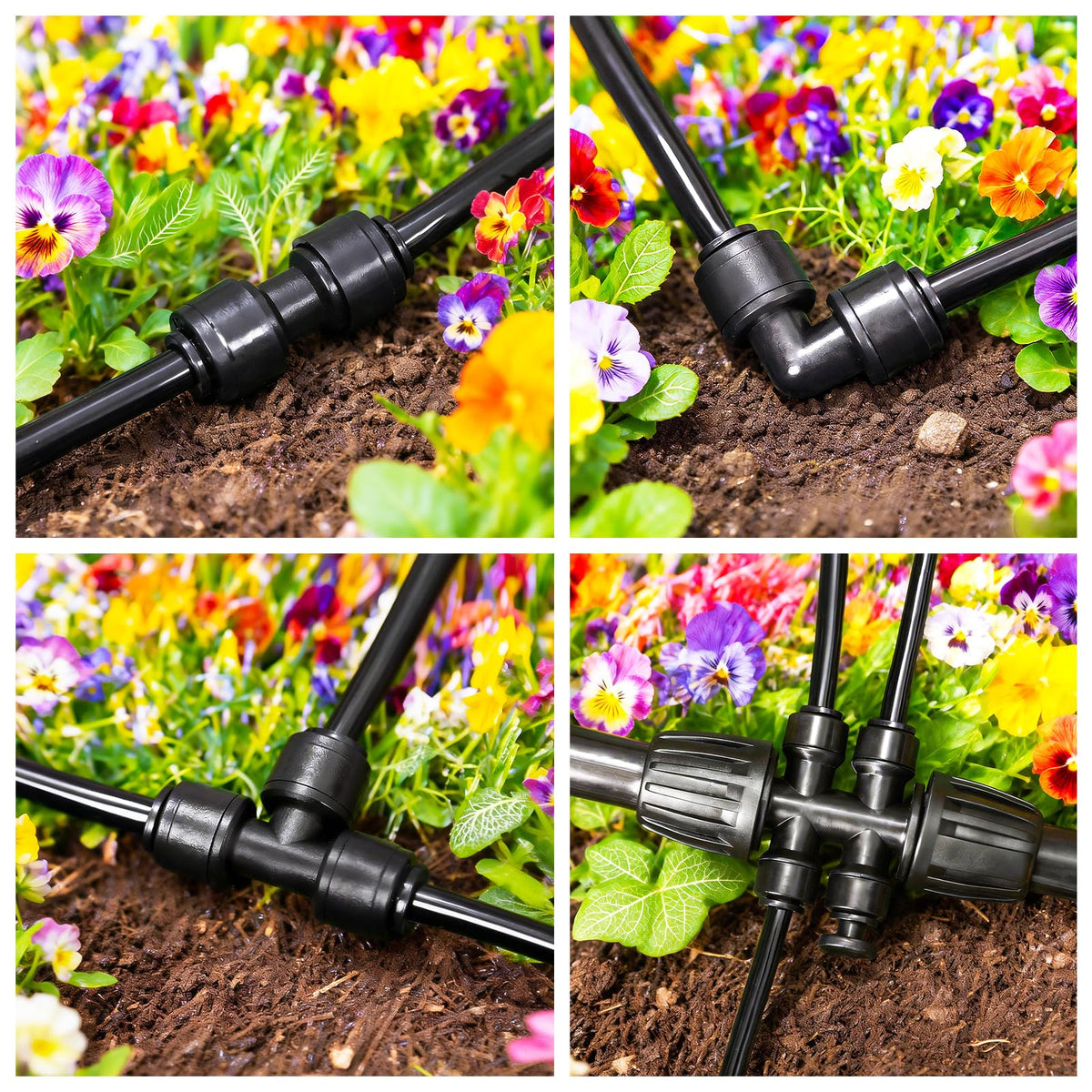 TTioDri 1/4-inch tubing connected with confidence for efficient watering