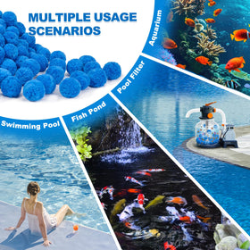 TTQ pool filter balls in a sand filter system for versatile pool use.