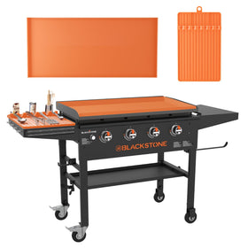 Tttyruei 36-inch griddle cover for Blackstone provides full wrap protection against rust and debris.