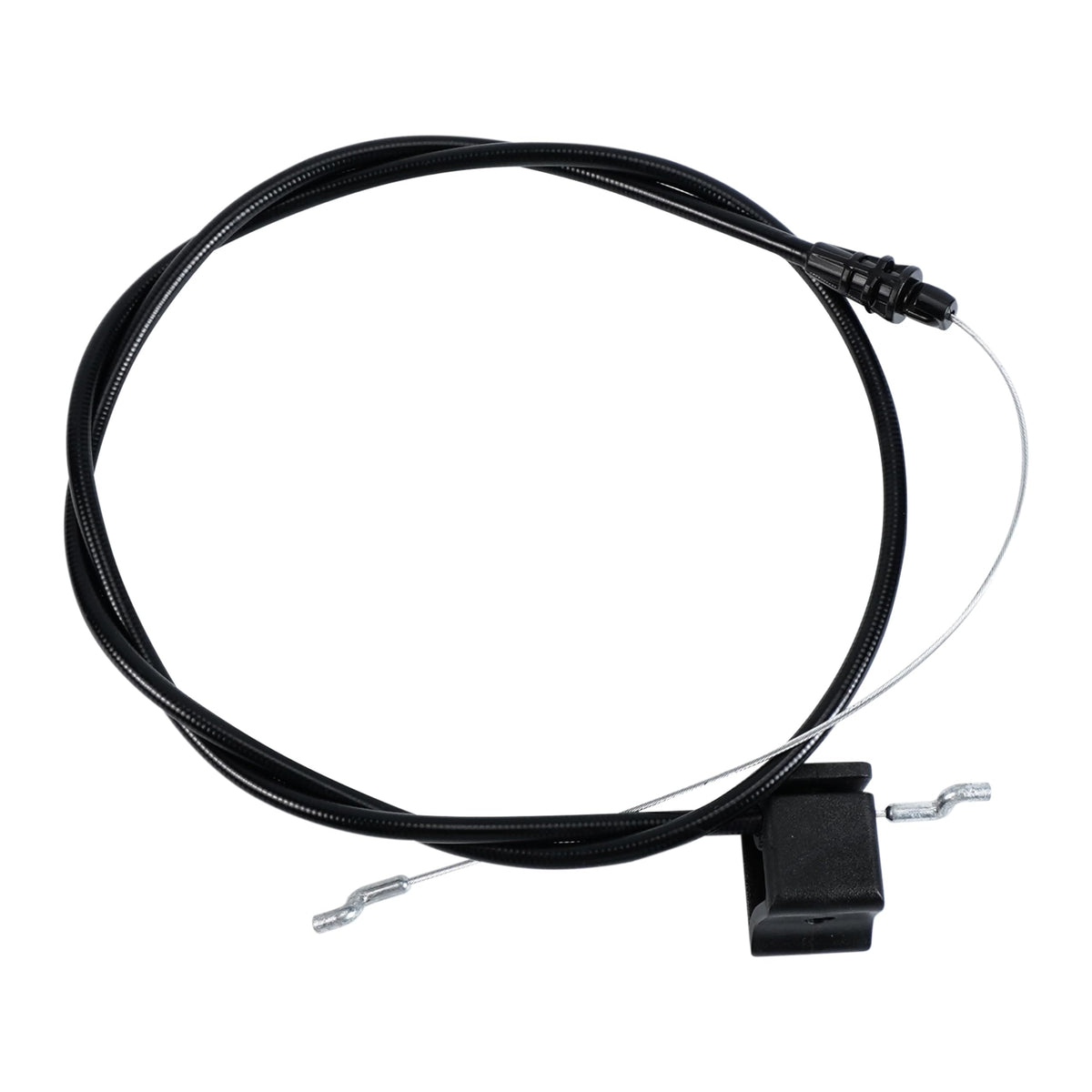TUAIC 112-8818 brake cable on mower during use shows safe stop potential