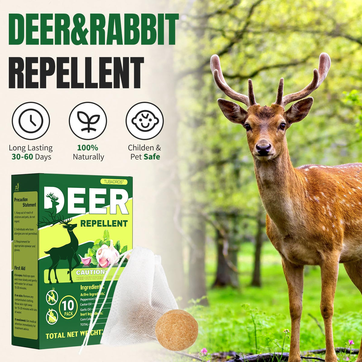 Tubadros nature-safe garden scent supports pet-friendly outdoor care.