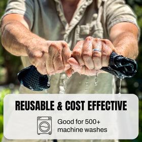 TUBTEK reusable towels withstand 500+ washes for cost-effective cleaning