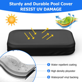 Tufmunb cover features heat absorbing black side and heat deflecting silver side
