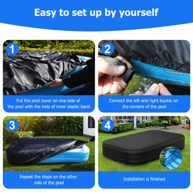 Tufmunb tear-resistant oxford fabric resists rips during outdoor use