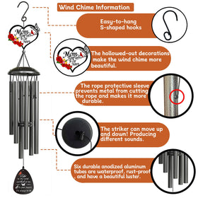 TUHYOCG wind chimes sonorous tones create calming ambience.