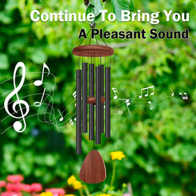 Tujol aluminum tube wind chimes close view suggesting soft melodies