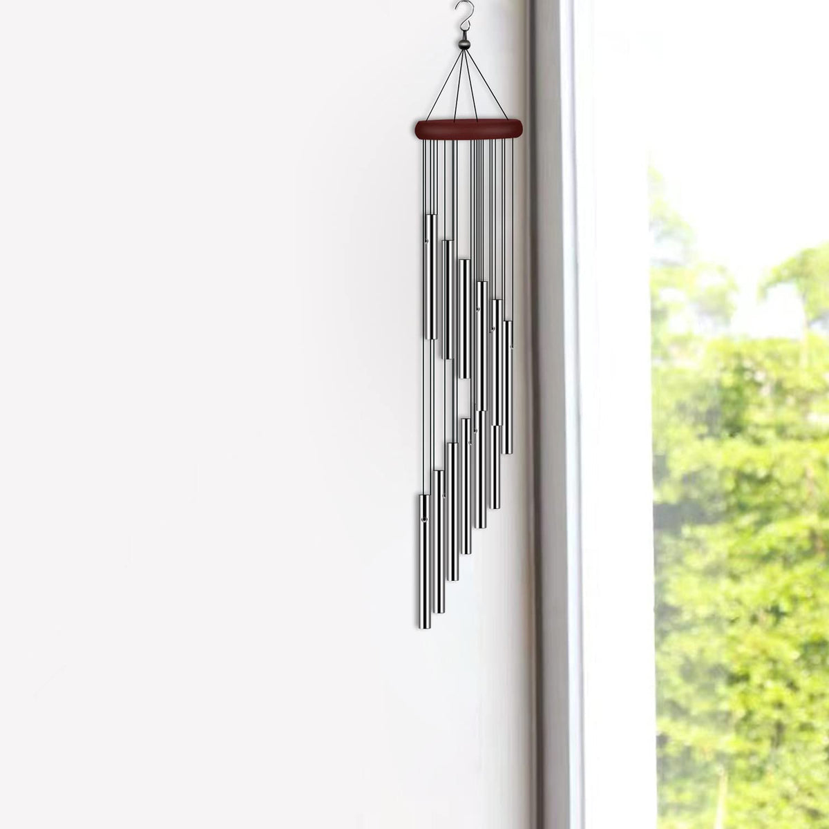 Tujol wind chimes yard decor adds outdoor charm.