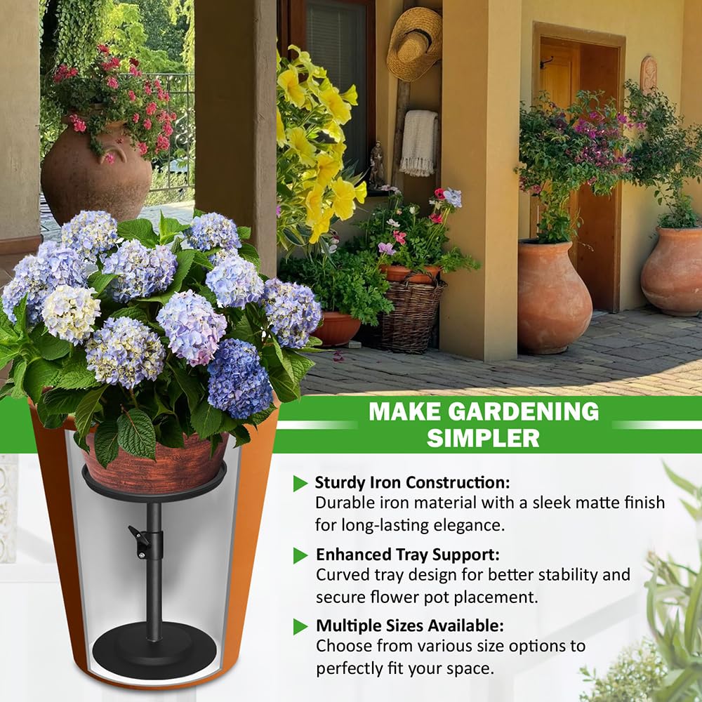 Tuling Home planter insert poles, top and base assembling for stable growth.