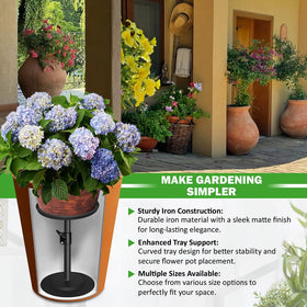 Tuling Home planter insert poles, top and base assembling for stable growth.
