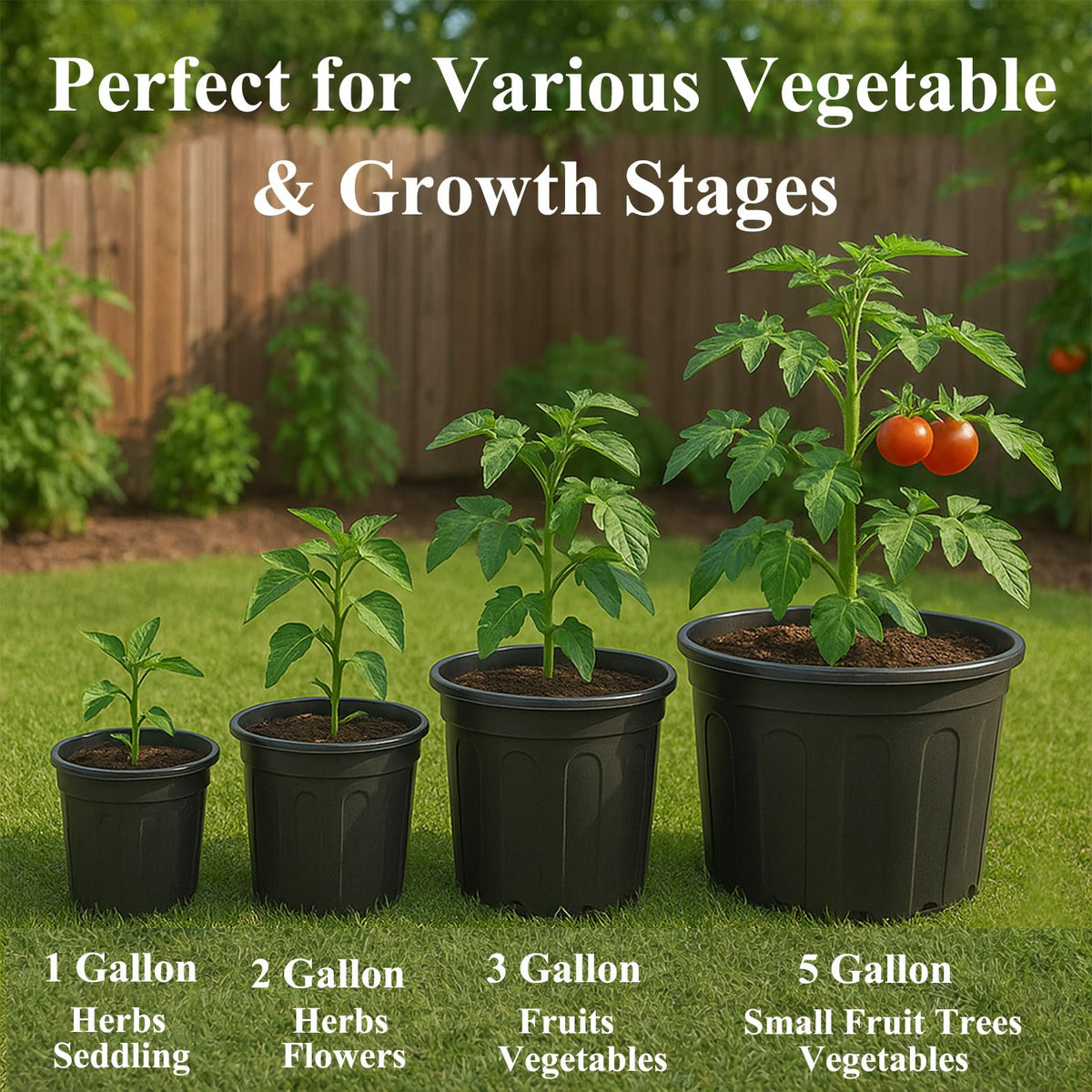 Tulpeed cylinder design keeps plants upright in various setups.