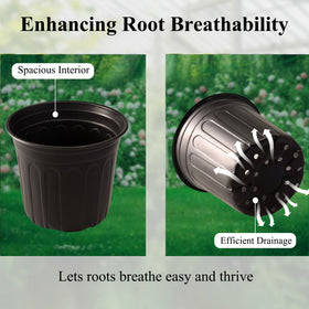 Tulpeed pot with 12 drainage holes enhances water management for plants.