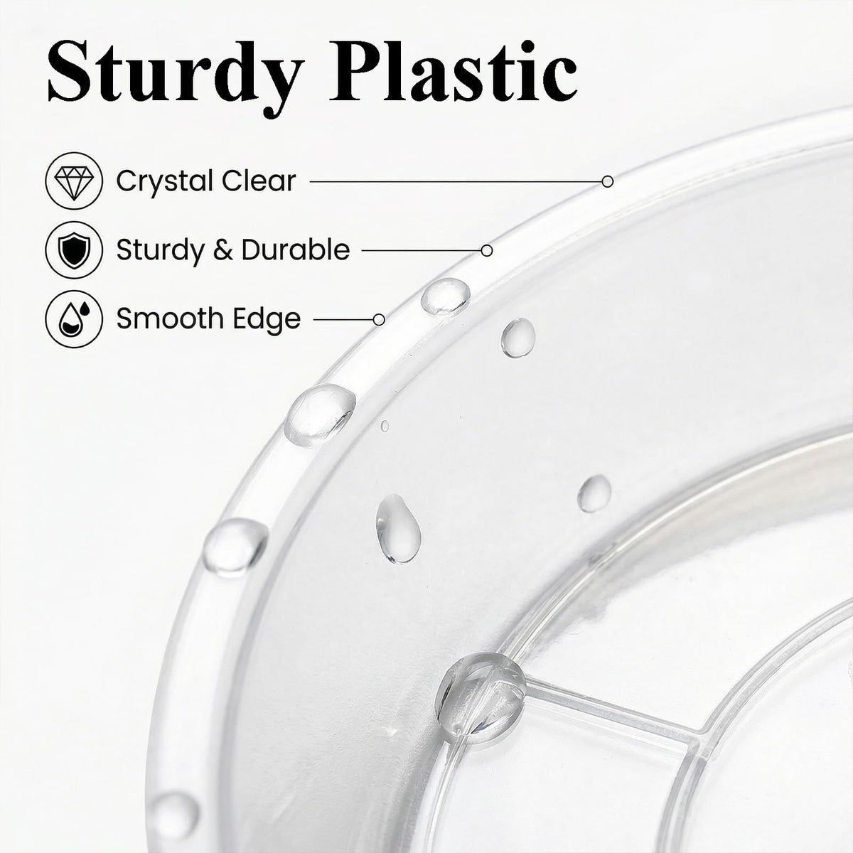 Tulpeed water-catching drip tray protects floors and makes cleanup quick.