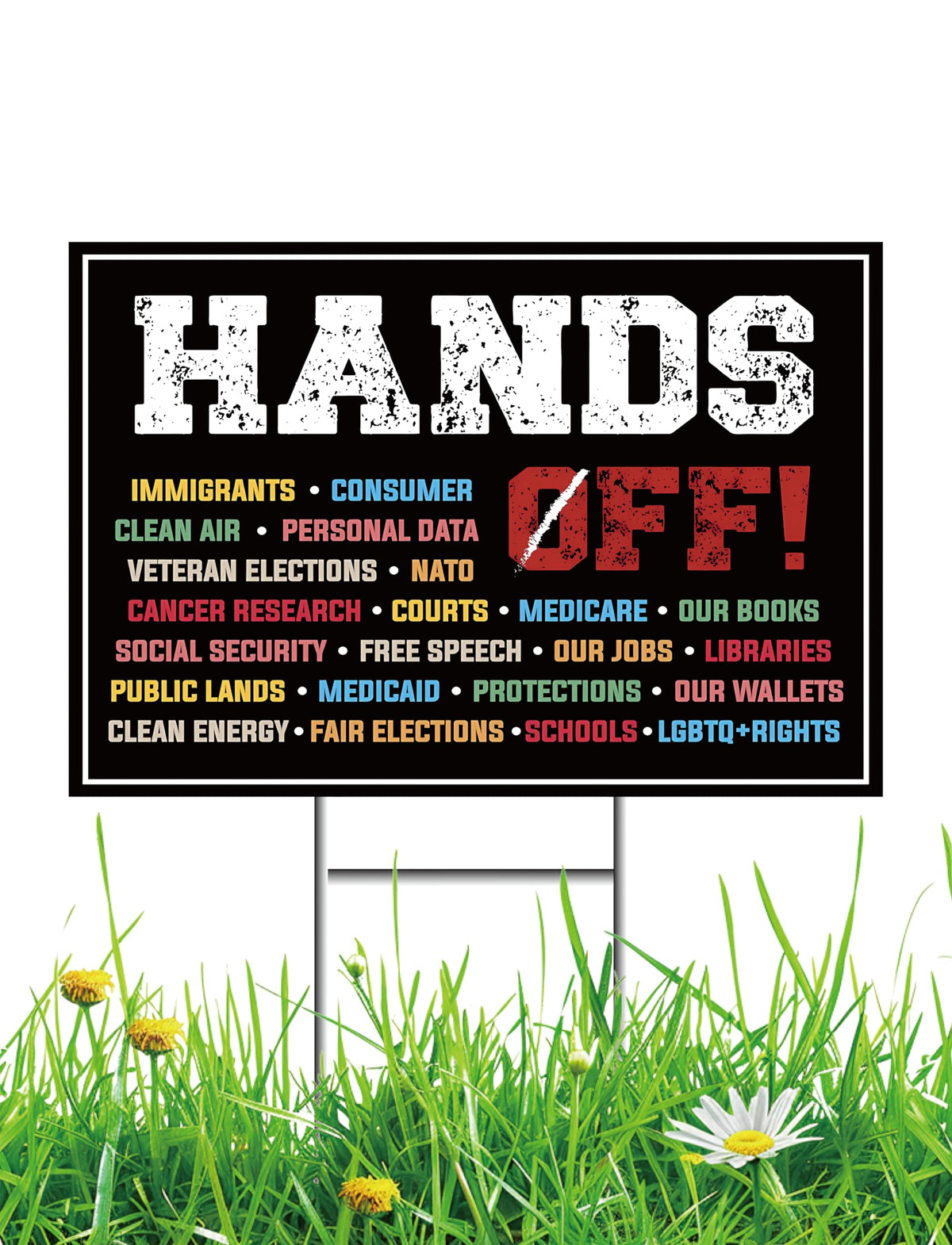 TUOCYERD 18x12 inch size fits lawns and event spaces
