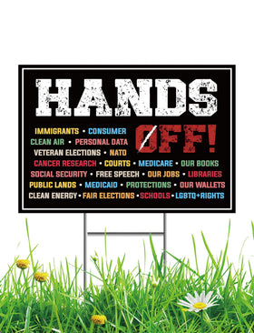 TUOCYERD 18x12 inch size fits lawns and event spaces