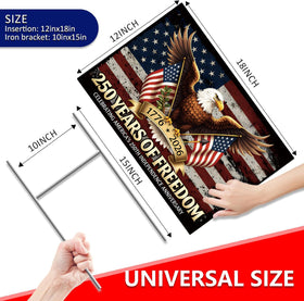 TUOCYERD patriotic design celebrates 1776–2026 with bold, timeless messaging.