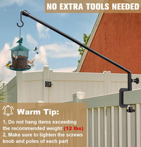 Tuohours rust-proof steel deck hook withstands outdoor weather.